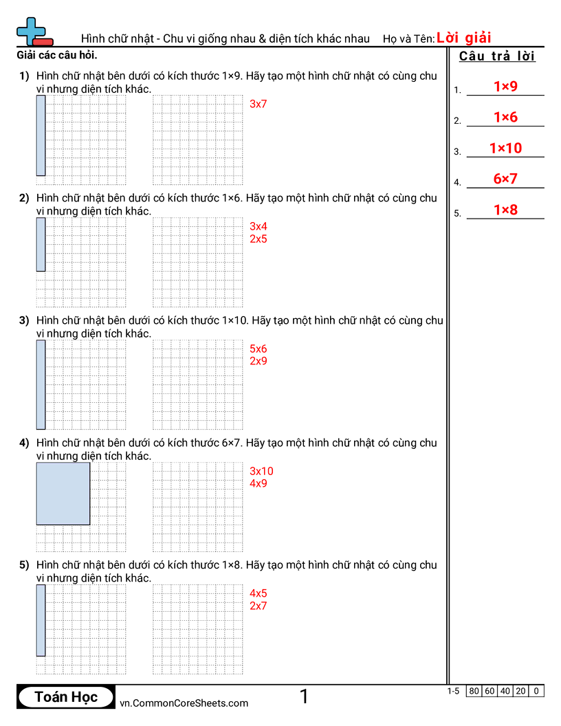 Trang về diện tích & chu vi - hinh-chu-nhat-cung-chu-vi-dien-tich-khac-nhau worksheet
