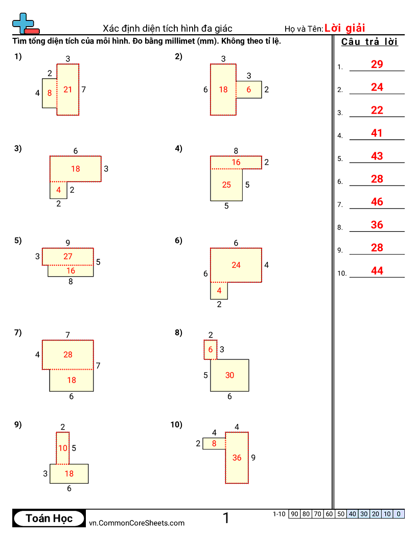 Trang về diện tích & chu vi - dien-tich-hinh-ghep-theo-o-vuong worksheet