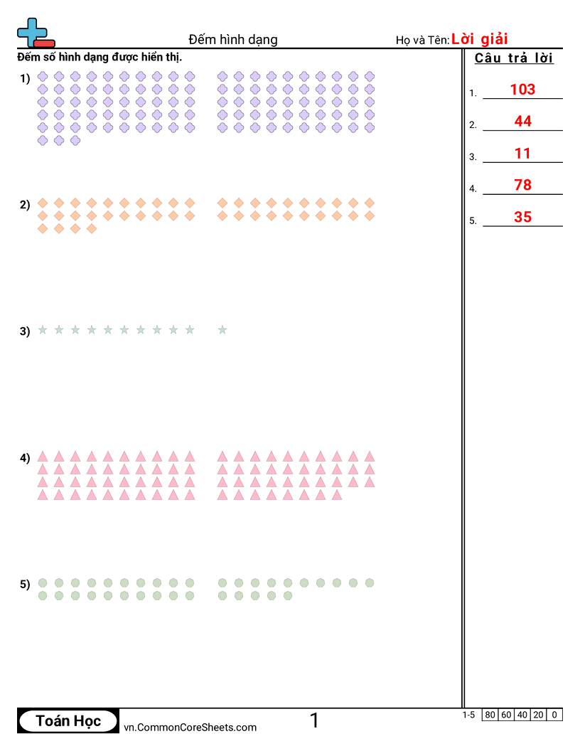 Đếm hình worksheet preview