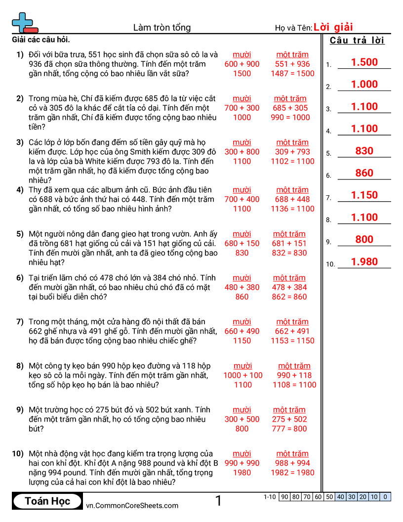 Trang về làm tròn - tim-cac-tong-bang-lam-tron worksheet