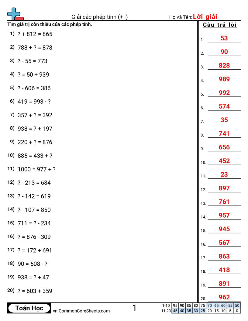 Trang về phép trừ - giai-bai-hon-hop-trong-pham-vi-1000 worksheet