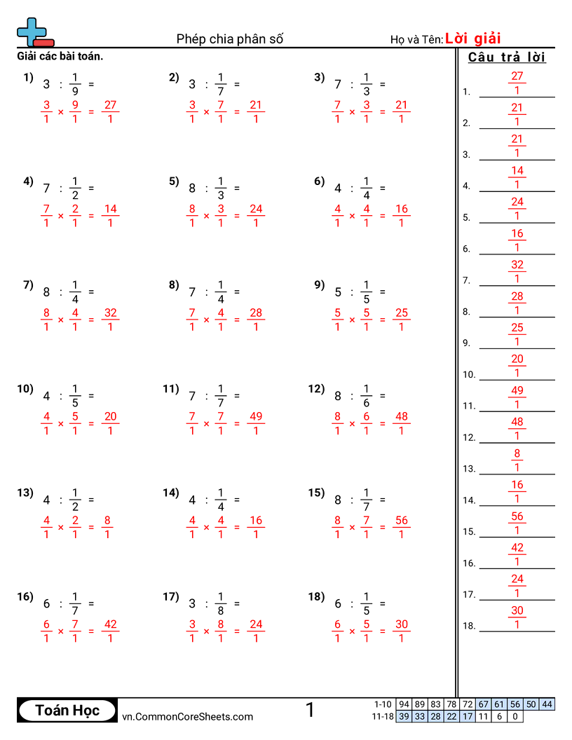 Trang về phân số - chia-cho-phan-so-don-vi worksheet