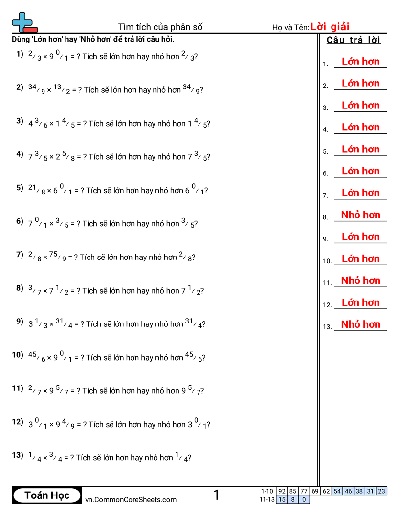 Trang về phân số - tim-tich-cua-phan-so worksheet