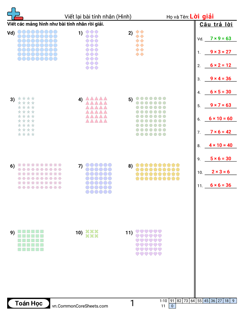 Trang về phép nhân - viet-lai-phep-nhan-truc-quan worksheet