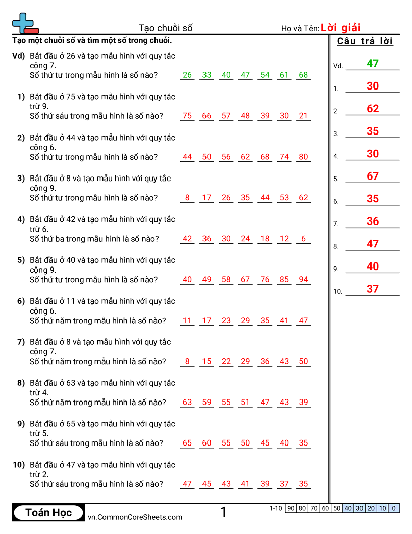 Trang về ví dụ & hàm số - tao-mau worksheet