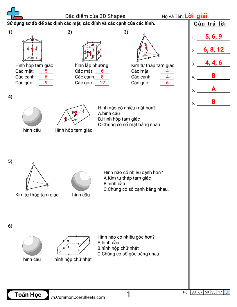 Trang về các hình - dac-diem-cua-hinh-3d worksheet
