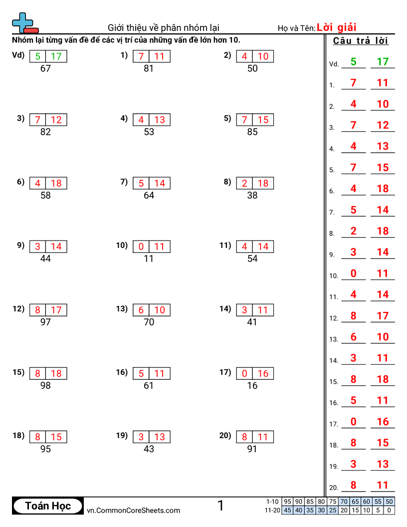 Trang về phép trừ - gioi-thieu-ve-muon worksheet