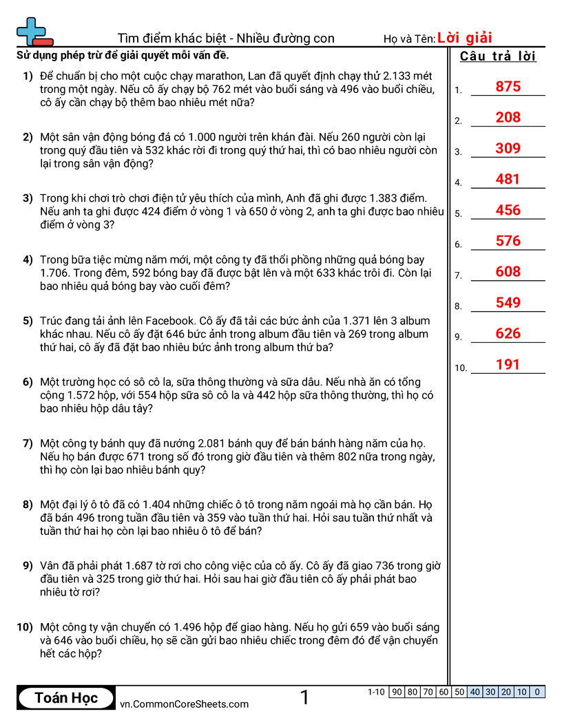 Trang về phép trừ - nhieu-so-bi-tru worksheet