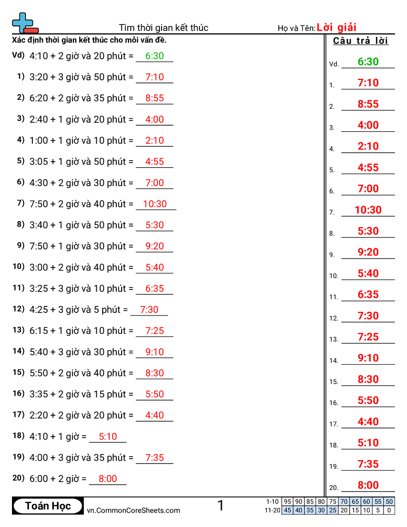 Trang về thời gian - chi-thoi-gian worksheet