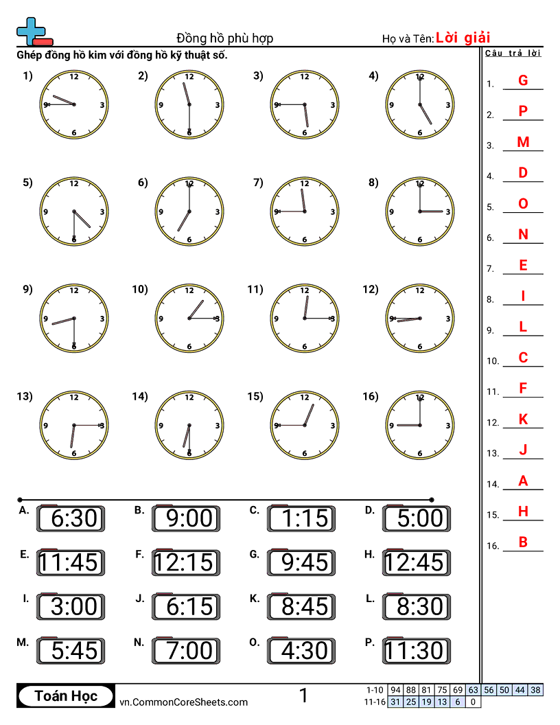 Trang về thời gian - ghep-dong-ho-moi-15-phut worksheet