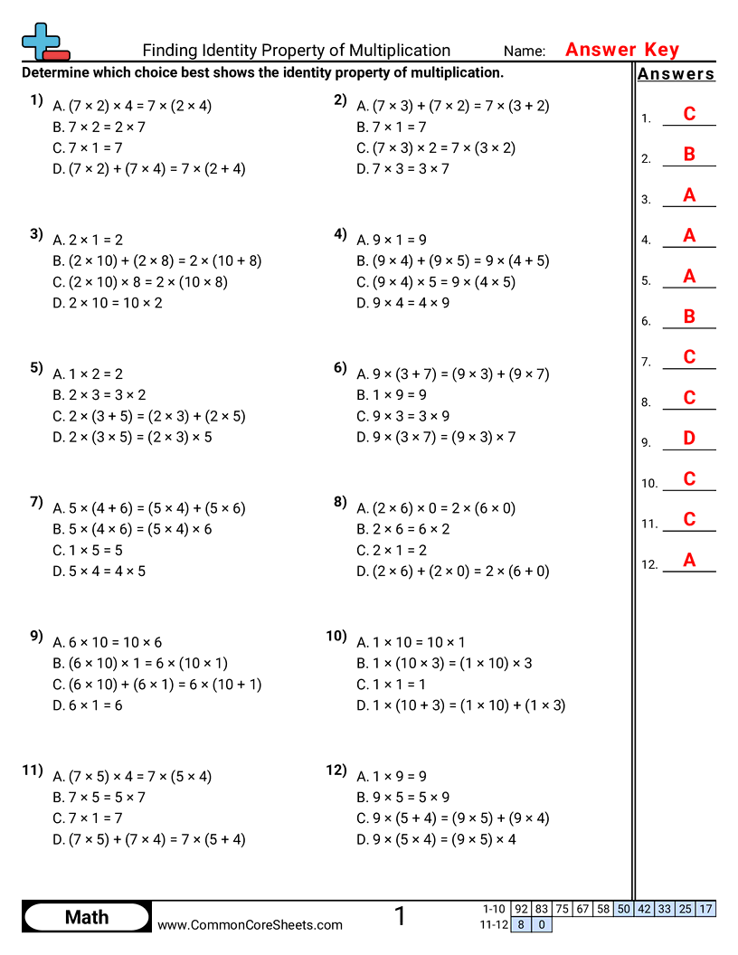 Related worksheet